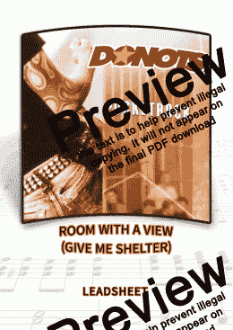 page one of Room with a view (give me shelter)