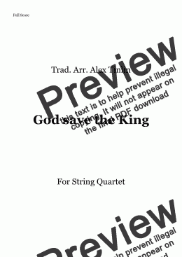 page one of God save the King