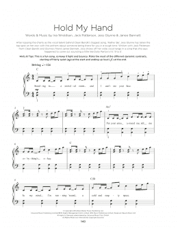 page one of Hold My Hand (Really Easy Piano)