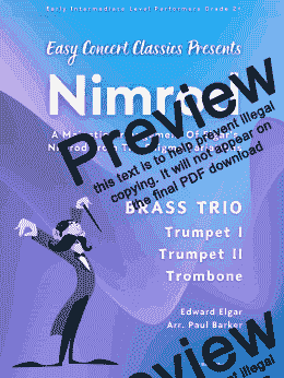 page one of Nimrod (Brass Trio)