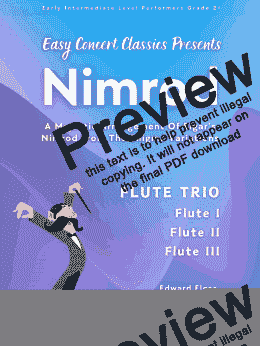 page one of Nimrod (Flute Trio)