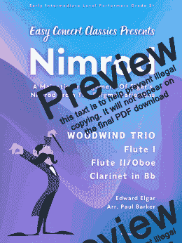 page one of Nimrod (Woodwind Trio)