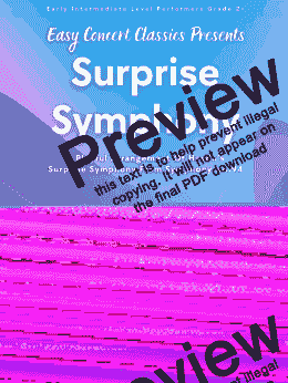 page one of Surprise Symphony (Woodwind Trio)