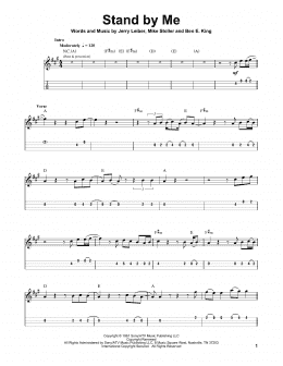 page one of Stand By Me (Mandolin Tab)