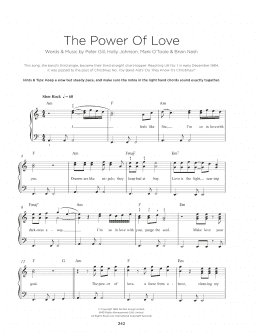 page one of The Power Of Love (Really Easy Piano)