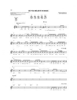 page one of Do You Believe In Magic (Mandolin)