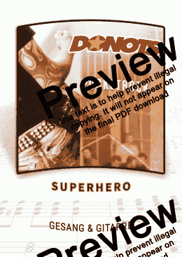 page one of Superhero