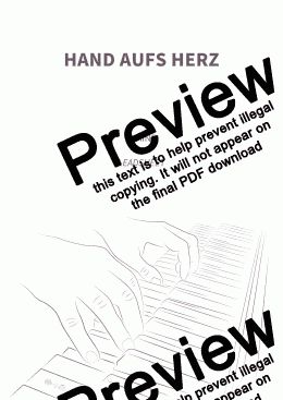 page one of Hand aufs Herz