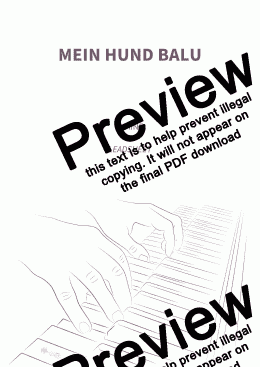 page one of Mein Hund Balu