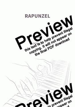 page one of Rapunzel