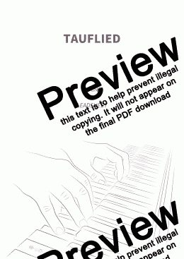 page one of Tauflied