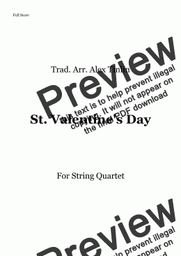 page one of St. Valentine's Day