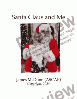 page one of Santa Claus and Me - Full Score