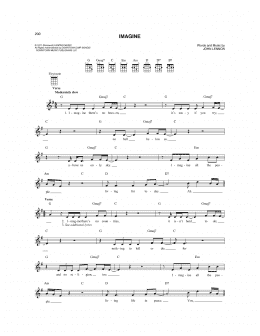 page one of Imagine (Mandolin)