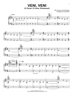 page one of O Come, O Come, Emmanuel (Piano Solo)