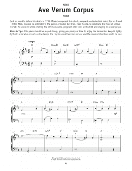 page one of Ave Verum (Jesu, Word Of God Incarnate) (Really Easy Piano)