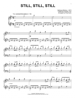 page one of Still, Still, Still (Piano Solo)