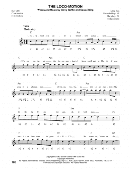 page one of The Loco-Motion (Harmonica)