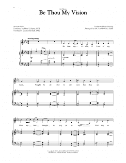 page one of Be Thou My Vision (Piano & Vocal)