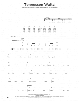 page one of Tennessee Waltz (Mandolin)