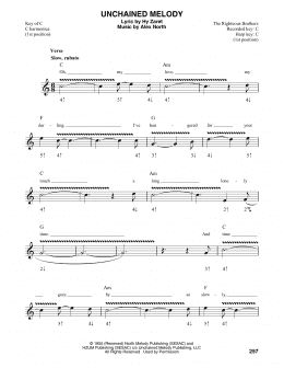 page one of Unchained Melody (Harmonica)