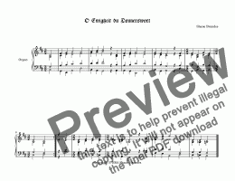 page one of O Ewigkeit du Donnerswort - Chorale Prelude