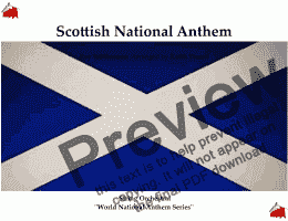 page one of Scottish National Anthem for String Orchestra