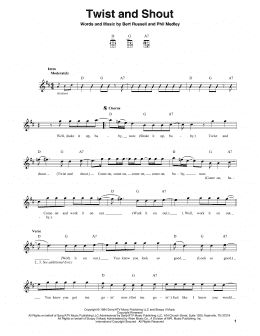 page one of Twist And Shout (Mandolin)