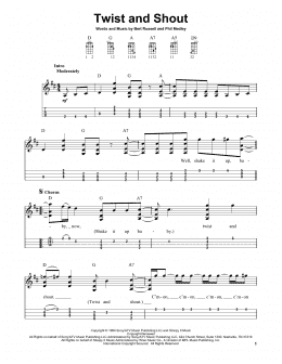 page one of Twist And Shout (Mandolin)