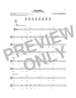 page one of Edelweiss (from The Sound Of Music) (Mandolin)