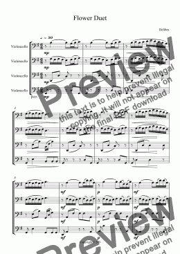 page one of Flower Duet