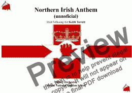 page one of Northern Irish Unofficial Anthem ''Londonderry Air - Danny Boy'' for String Orchestra