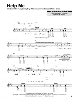 page one of Help Me (Harmonica)