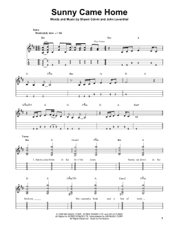 page one of Sunny Came Home (Mandolin Tab)