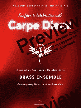 page one of Carpe Diem! (Brass Ensemble)