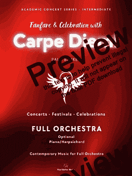 page one of Carpe Diem! (Full Orchestra)