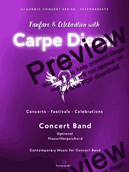 page one of Carpe Diem! (Concert Band