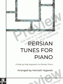 page one of Persian Tunes For Piano