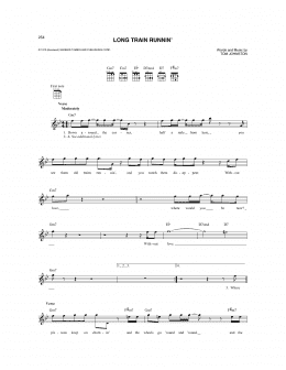 page one of Long Train Runnin' (Mandolin)