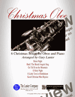 page one of christmas-oboe-6-christmas-songs-for-oboe-piano-with-scoreparts