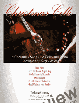 page one of christmas-cello-6-christmas-songs-for-cello-piano-with-scoreparts