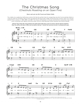 page one of The Christmas Song (Chestnuts Roasting On An Open Fire) (Really Easy Piano)