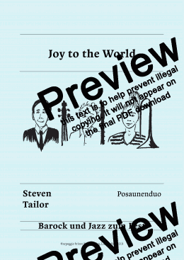 page one of Joy to the World