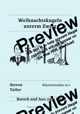 page one of Weihnachtskugeln unterm Zweig