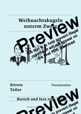 page one of Weihnachtskugeln unterm Zweig