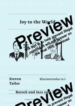 page one of Joy to the World