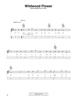 page one of Wildwood Flower (Mandolin)