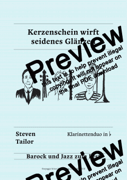 page one of Kerzenschein wirft seidenes Glänzen