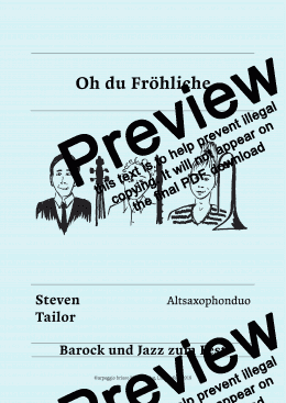 page one of Oh du Fröhliche