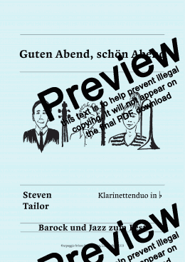 page one of Guten Abend, schön Abend